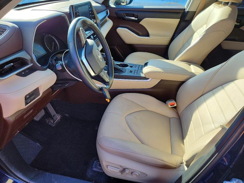50727886 :رقم المزاد ، 5TDGZRBH2MS141585 vin ، 2021 Toyota Highlander مزاد بيع