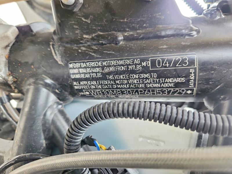 2023 Bmw R 1250 მანქანა იყიდება აუქციონზე, vin: WB10M8304P6H53729, აუქციონის ნომერი: 48509456
