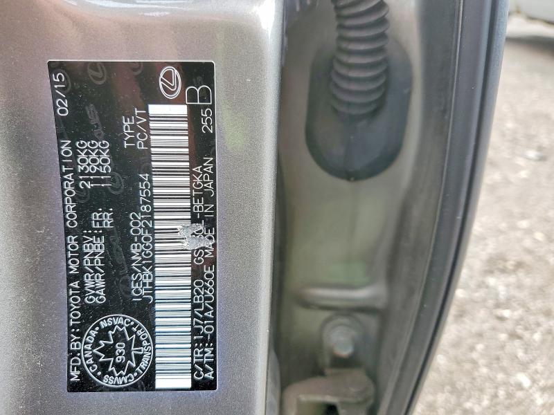 Aukcja sprzedaży 2015 Lexus Es 350, vin: JTHBK1GG0F2187554, numer aukcji: 48476076