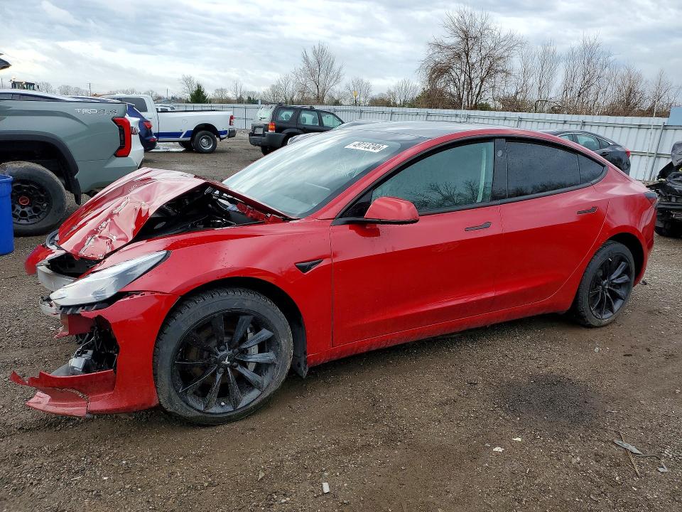 49113246 :رقم المزاد ، LRW3E1FA0PC900004 vin ، 2023 Tesla Model 3 مزاد بيع