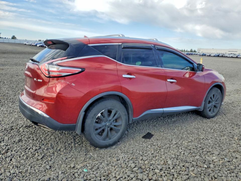 51318196 :رقم المزاد ، 5N1AZ2MH1FN278452 vin ، 2015 Nissan Murano مزاد بيع