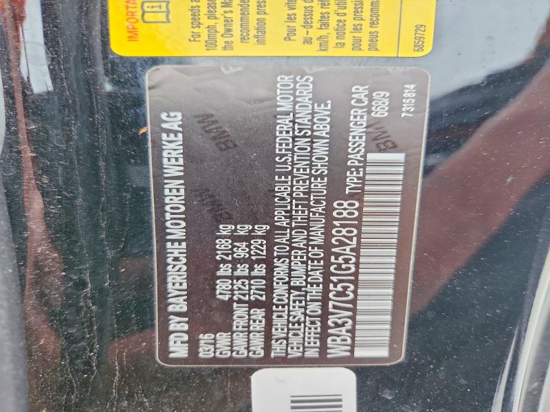 Продаж на аукціоні авто 2016 Bmw 428, vin: WBA3V7C51G5A28188, номер лоту: 49341676