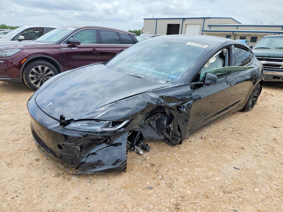51151266 :رقم المزاد ، 5YJ3E1EB9SF873748 vin ، 2025 Tesla Model 3 مزاد بيع