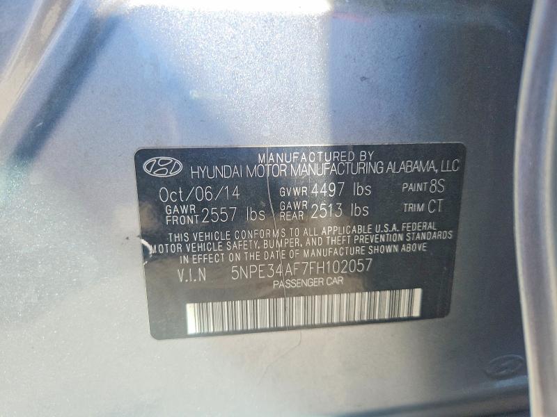 Продажа на аукционе авто 2015 Hyundai Sonata, vin: 5NPE34AF7FH102057, номер лота: 49171786