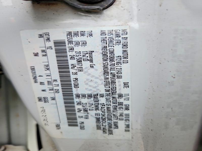Продаж на аукціоні авто 2013 Ford Focus, vin: 1FADP3K29DL214041, номер лоту: 49070026