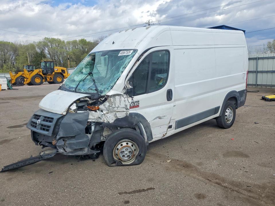 48967526 :رقم المزاد ، 3C6TRVBGXHE534644 vin ، 2017 Ram Promaster 1500 مزاد بيع