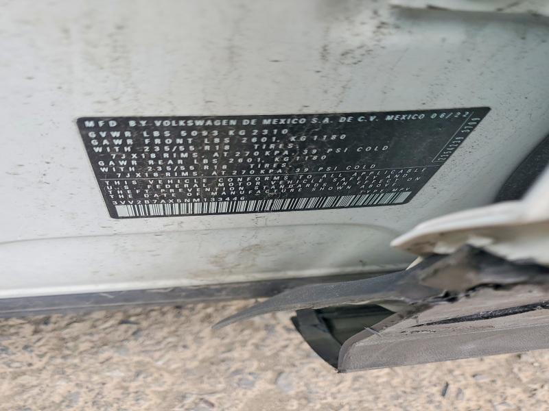 Aukcja sprzedaży 2022 Volkswagen Tiguan, vin: 3VV2B7AX5NM133446, numer aukcji: 51487156