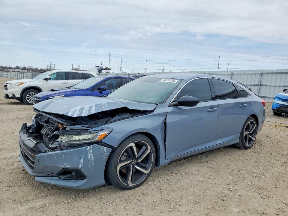 48937266 :رقم المزاد ، 1HGCV1F43NA087393 vin ، 2022 Honda Accord مزاد بيع