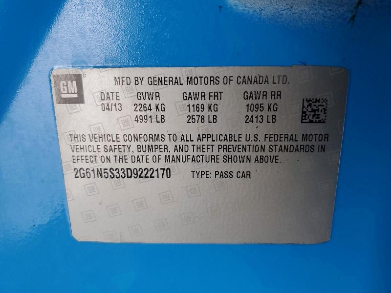 Продажа на аукционе авто 2013 Cadillac Xts, vin: 2G61N5S33D9222170, номер лота: 50902316