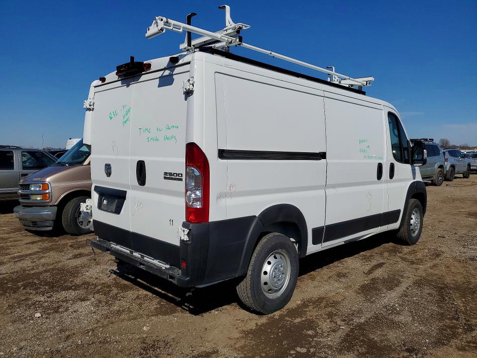 2023 Ram Promaster 2500 მანქანა იყიდება აუქციონზე, vin: 3C6LRVVG4PE529692, აუქციონის ნომერი: 48614746