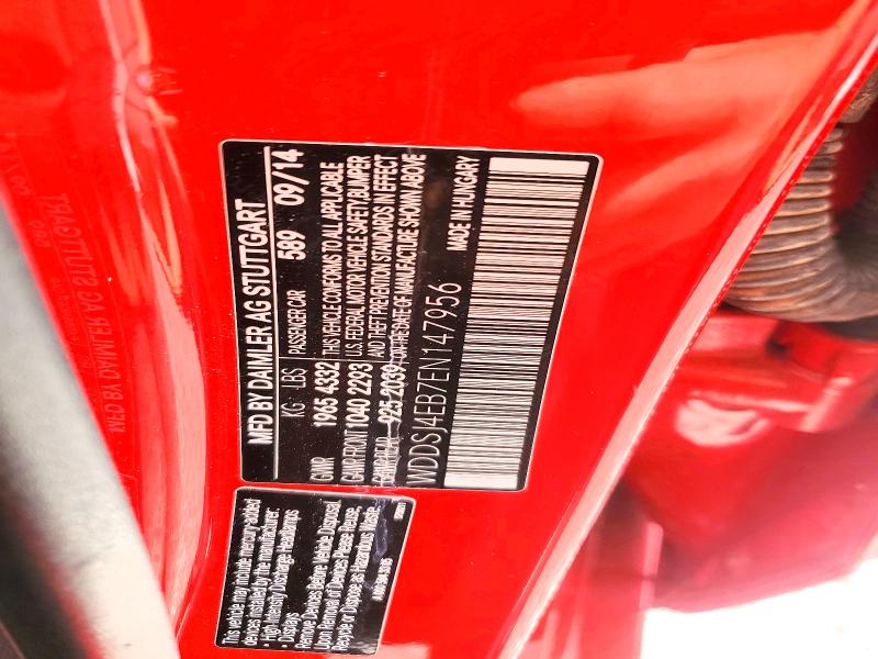 Aukcja sprzedaży 2014 Mercedes-benz Cla, vin: WDDSJ4EB7EN147956, numer aukcji: 50825316