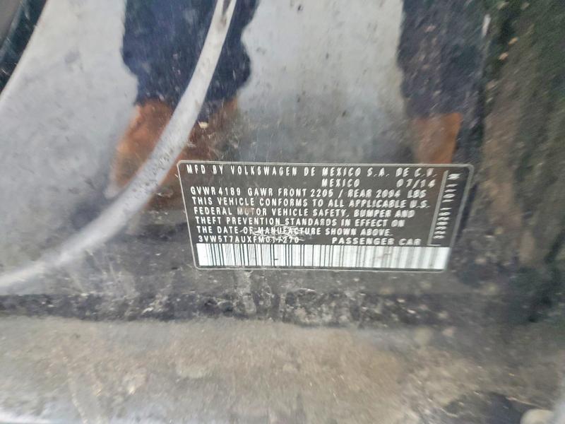 Aukcja sprzedaży 2015 Volkswagen Gti, vin: 3VW5T7AUXFM017270, numer aukcji: 51651826