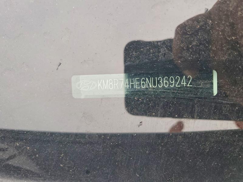 2022 Hyundai Palisade მანქანა იყიდება აუქციონზე, vin: KM8R74HE6NU369242, აუქციონის ნომერი: 49331236