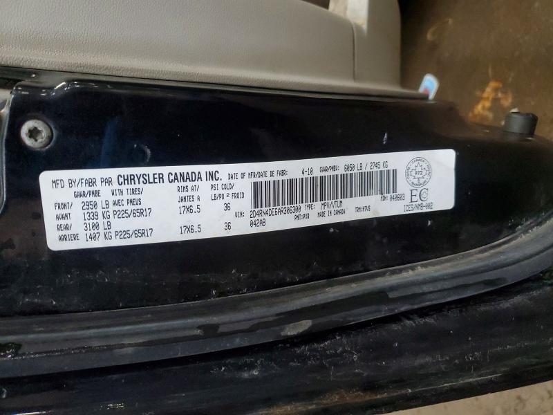 2010 Dodge Grand Caravan მანქანა იყიდება აუქციონზე, vin: 2D4RN4DE6AR306300, აუქციონის ნომერი: 49461986