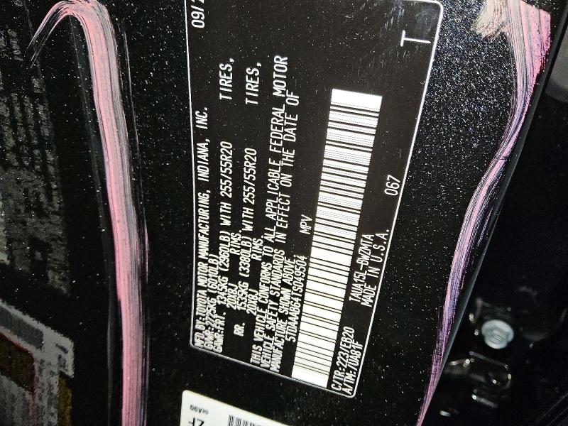 2026 Lexus Tx 350 მანქანა იყიდება აუქციონზე, vin: 5TDAAAB64TS049504, აუქციონის ნომერი: 48338576