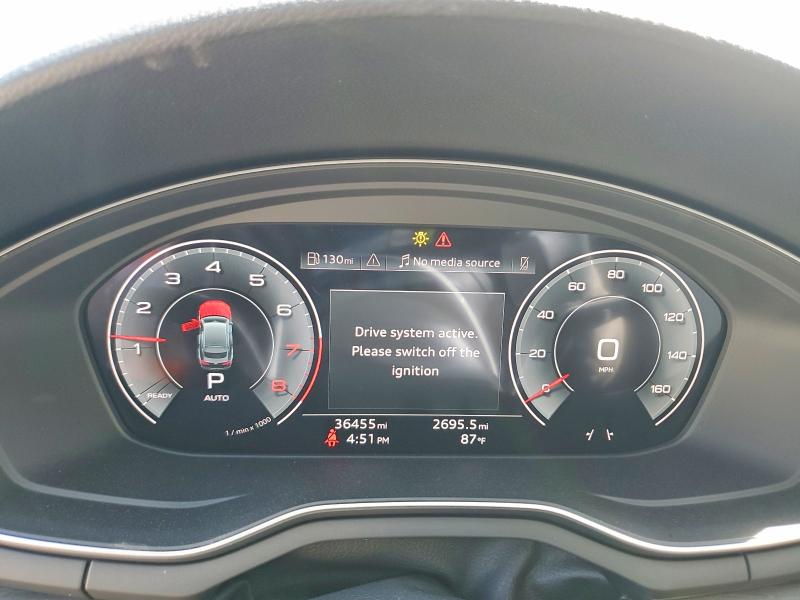 2024 Audi A5 მანქანა იყიდება აუქციონზე, vin: WAUFACF55RA023922, აუქციონის ნომერი: 48100766