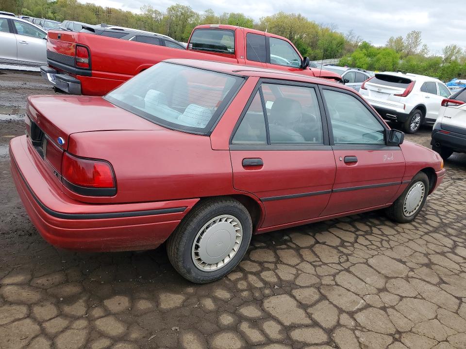 1993 Ford Escort მანქანა იყიდება აუქციონზე, vin: 3FAPP13J0PR158410, აუქციონის ნომერი: 51239936
