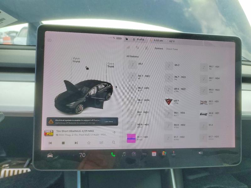2019 Tesla Model 3 მანქანა იყიდება აუქციონზე, vin: 5YJ3E1EB9KF413831, აუქციონის ნომერი: 49202006