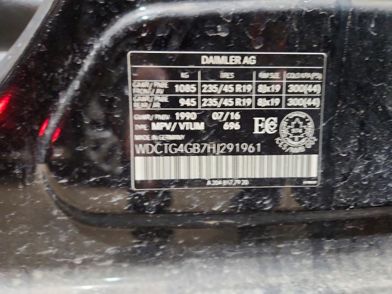 Aukcja sprzedaży 2017 Mercedes-benz Gla, vin: WDCTG4GB7HJ291961, numer aukcji: 51367446