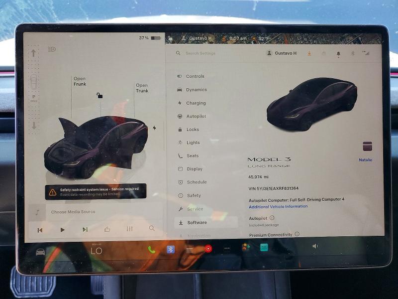 Aukcja sprzedaży 2024 Tesla Model 3, vin: 5YJ3E1EAXRF831364, numer aukcji: 50311456