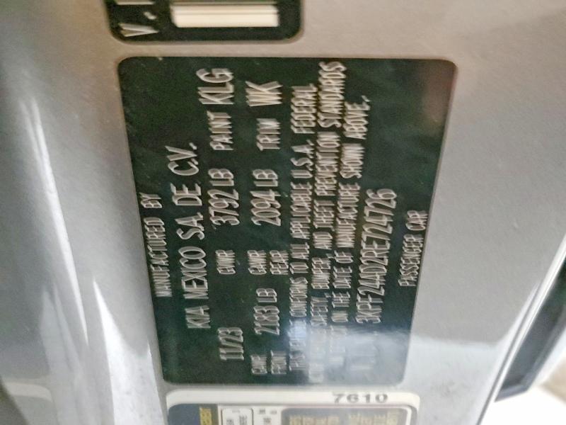 Продаж на аукціоні авто 2024 Kia Forte, vin: 3KPF24AD2RE724726, номер лоту: 51062606