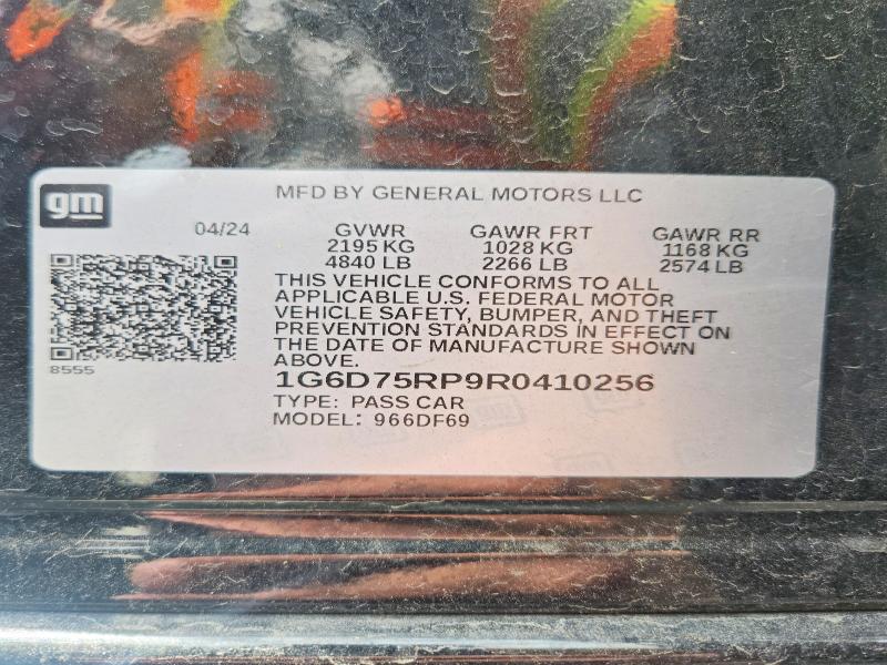 Aukcja sprzedaży 2024 Cadillac Ct4-v, vin: 1G6D75RP9R0410256, numer aukcji: 49685766