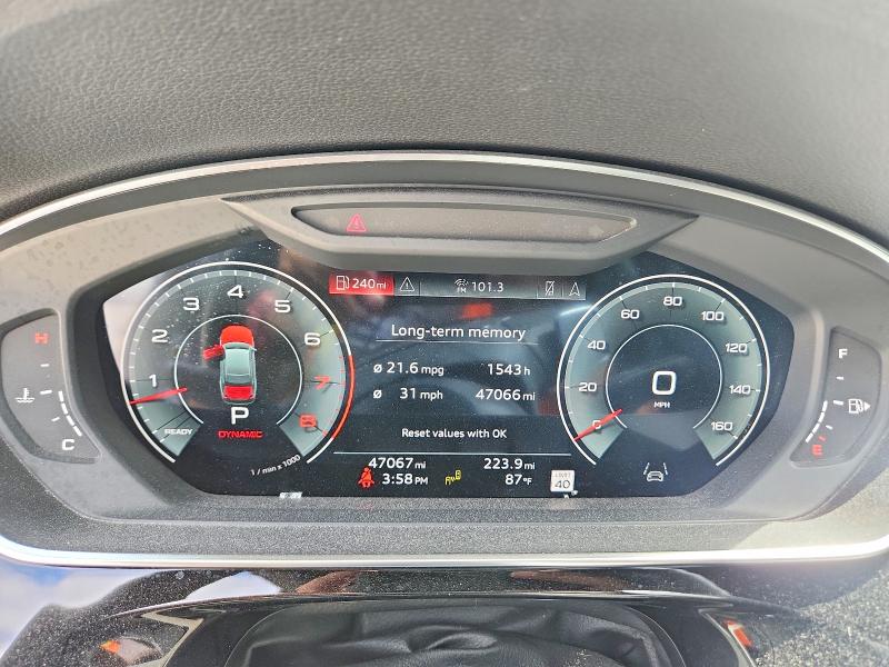 2022 Audi A8 მანქანა იყიდება აუქციონზე, vin: WAULDAF81NN009592, აუქციონის ნომერი: 51515926
