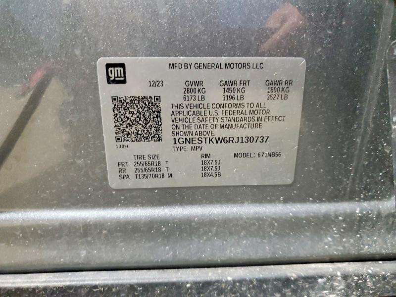 Продаж на аукціоні авто 2024 Chevrolet Traverse Limited, vin: 1GNESTKW6RJ130737, номер лоту: 50476806