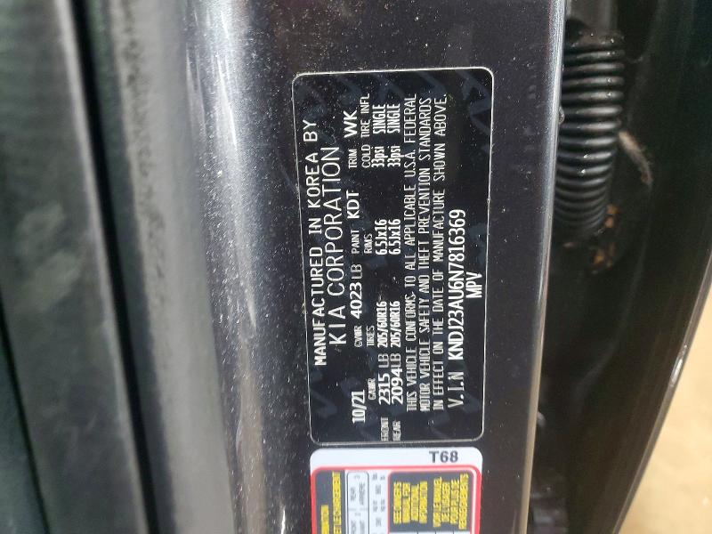 Aukcja sprzedaży 2022 Kia Soul, vin: KNDJ23AU6N7816369, numer aukcji: 48326746