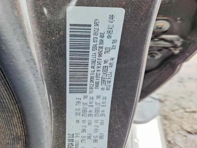 2020 Ram 1500 მანქანა იყიდება აუქციონზე, vin: 1C6SRFBT1LN165238, აუქციონის ნომერი: 48486276
