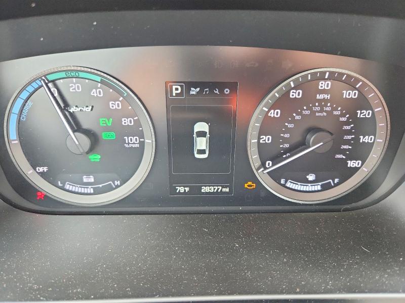 2017 Hyundai Sonata Hybrid მანქანა იყიდება აუქციონზე, vin: KMHE34L36HA071537, აუქციონის ნომერი: 50109376
