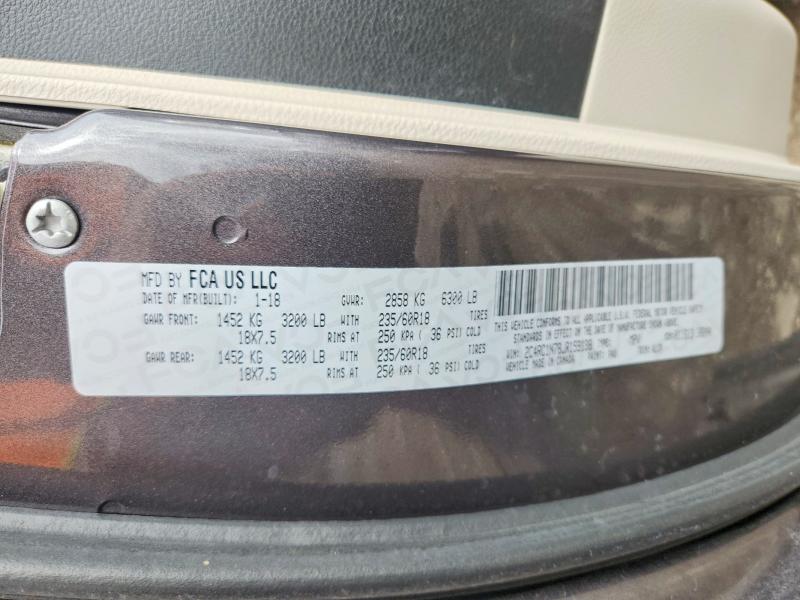 Aukcja sprzedaży 2018 Chrysler Pacifica, vin: 2C4RC1N78JR159138, numer aukcji: 49712036