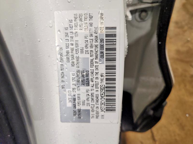Aukcja sprzedaży 2021 Mazda Cx-9, vin: JM3TCBCY0M0523923, numer aukcji: 50523636