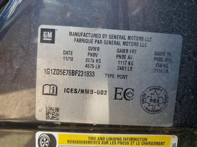 Aukcja sprzedaży 2011 Chevrolet Malibu, vin: 1G1ZD5E76BF231833, numer aukcji: 51426916