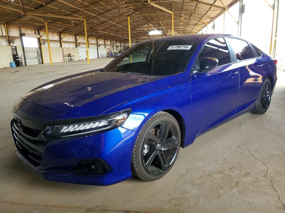 51190716 :رقم المزاد ، 1HGCV1F34NA064177 vin ، 2022 Honda Accord مزاد بيع