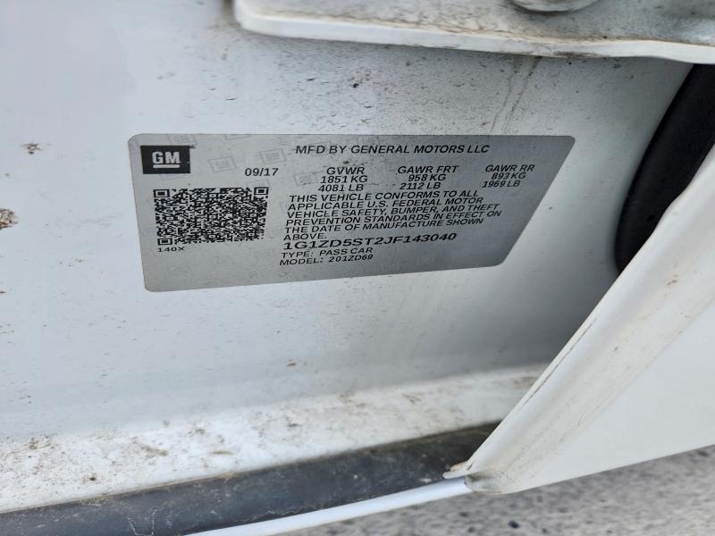 Aukcja sprzedaży 2018 Chevrolet Malibu, vin: 1G1ZD5ST2JF143040, numer aukcji: 50762306