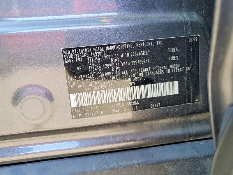 2024 Toyota Rav4 Hybrid მანქანა იყიდება აუქციონზე, vin: 4T3RWRFV9RU136651, აუქციონის ნომერი: 50349466