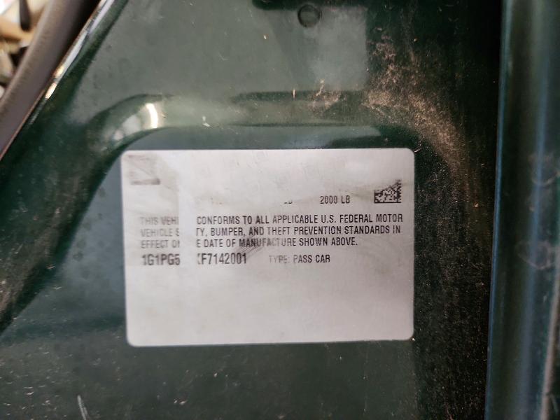 51668906 :رقم المزاد ، 1G1PG5SBXF7142001 vin ، 2015 Chevrolet Cruze مزاد بيع