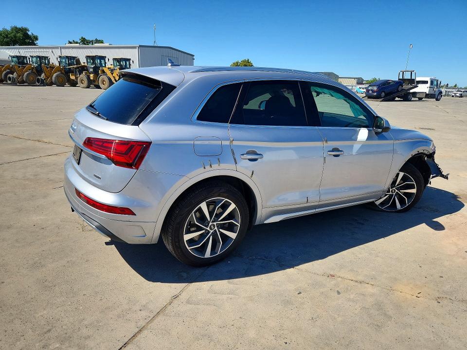 2021 Audi Q5 მანქანა იყიდება აუქციონზე, vin: WA1BAAFY3M2045009, აუქციონის ნომერი: 48305066