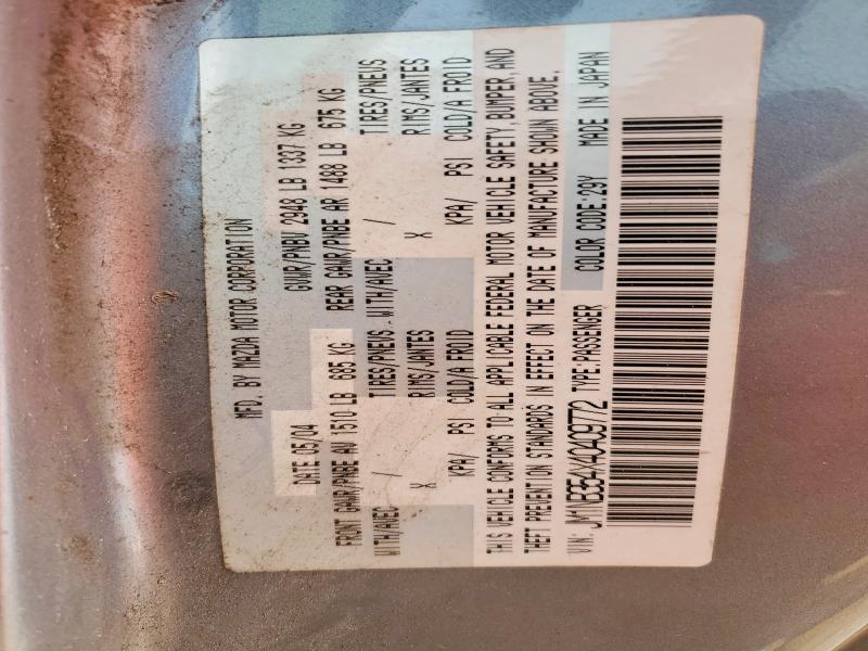 Продажа на аукционе авто 2004 Mazda Mx-5 Miata, vin: JM1NB354X40409772, номер лота: 49995916