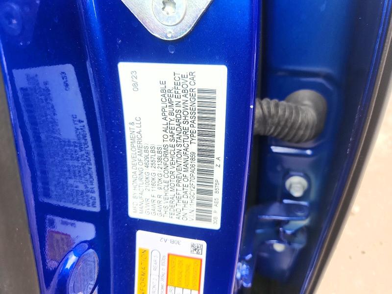 Aukcja sprzedaży 2023 Honda Accord, vin: 1HGCY2F70PA061859, numer aukcji: 51191826