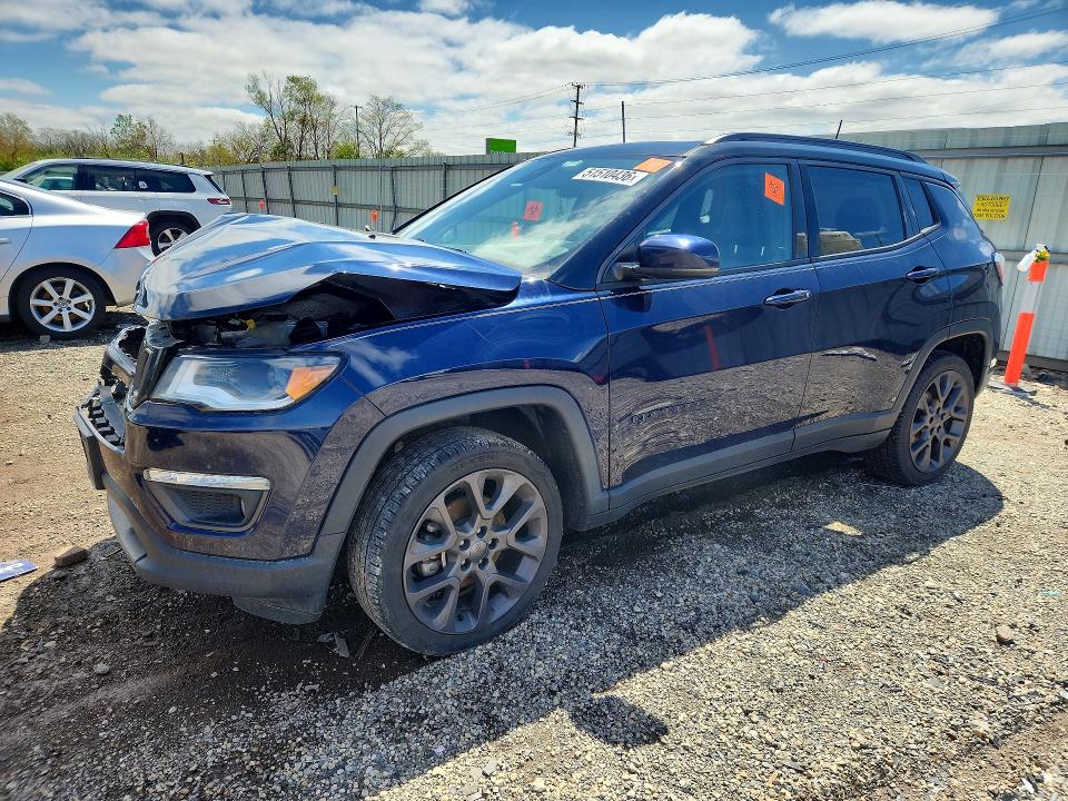 Продаж на аукціоні авто 2020 Jeep Compass, vin: 3C4NJDCB6LT167316, номер лоту: 51510436