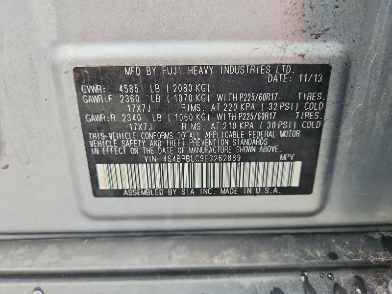 Aukcja sprzedaży 2014 Subaru Outback, vin: 4S4BRBLC9E3262889, numer aukcji: 49325246