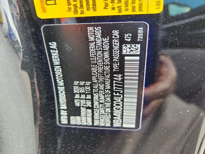 Продажа на аукционе авто 2020 Bmw 430i, vin: WBA4W3C04LFJ77744, номер лота: 50655216