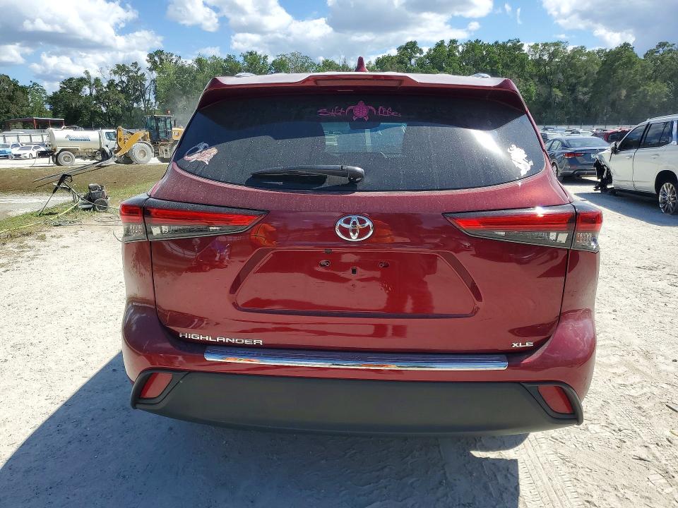 51641456 :رقم المزاد ، 5TDGZRAH5MS079343 vin ، 2021 Toyota Highlander مزاد بيع