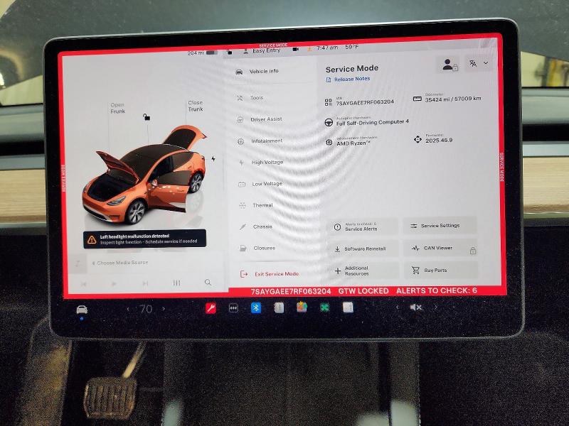 48339326 :رقم المزاد ، 7SAYGAEE7RF063204 vin ، 2024 Tesla Model Y مزاد بيع