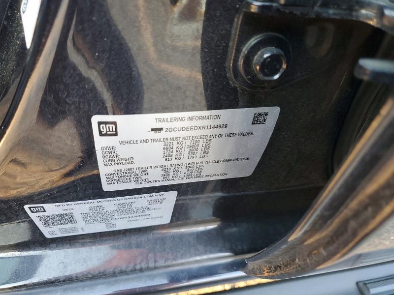 Продаж на аукціоні авто 2024 Chevrolet Silverado, vin: 2GCUDEEDXR1144929, номер лоту: 51151146