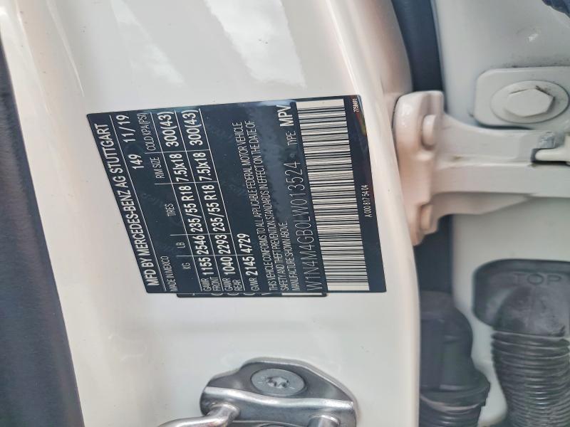 Продажа на аукционе авто 2020 Mercedes-benz Glb 250, vin: W1N4M4GB0LW013524, номер лота: 51163846