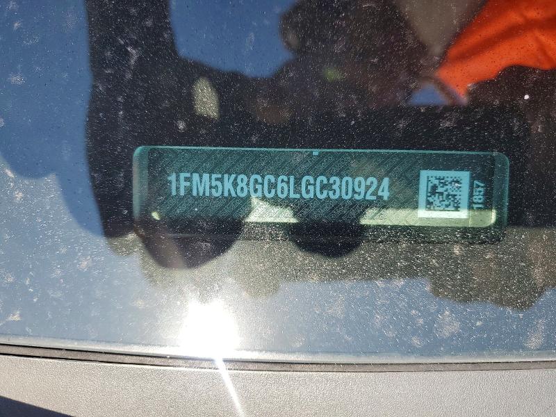 50711016 :رقم المزاد ، 1FM5K8GC6LGC30924 vin ، 2020 Ford Explorer مزاد بيع