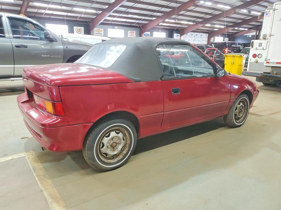 1991 Geo Metro მანქანა იყიდება აუქციონზე, vin: JG1MR3360MK617104, აუქციონის ნომერი: 49679716